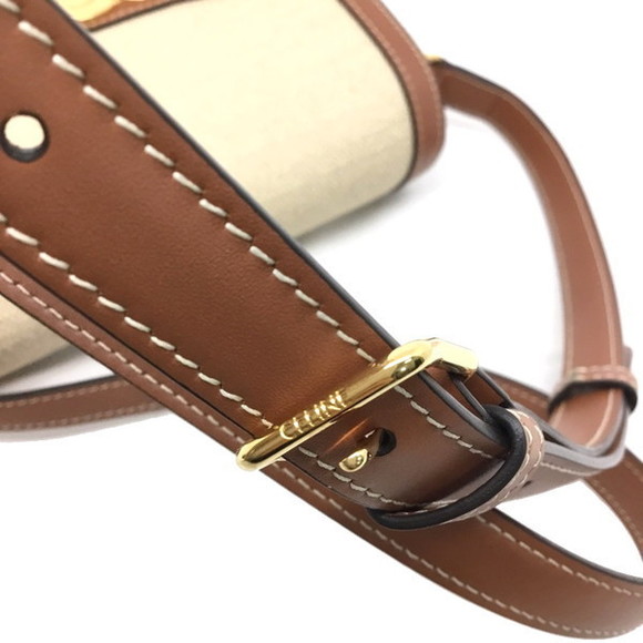 Celine Triomphe Shoulder Bag Brown - Picture 9 of 16